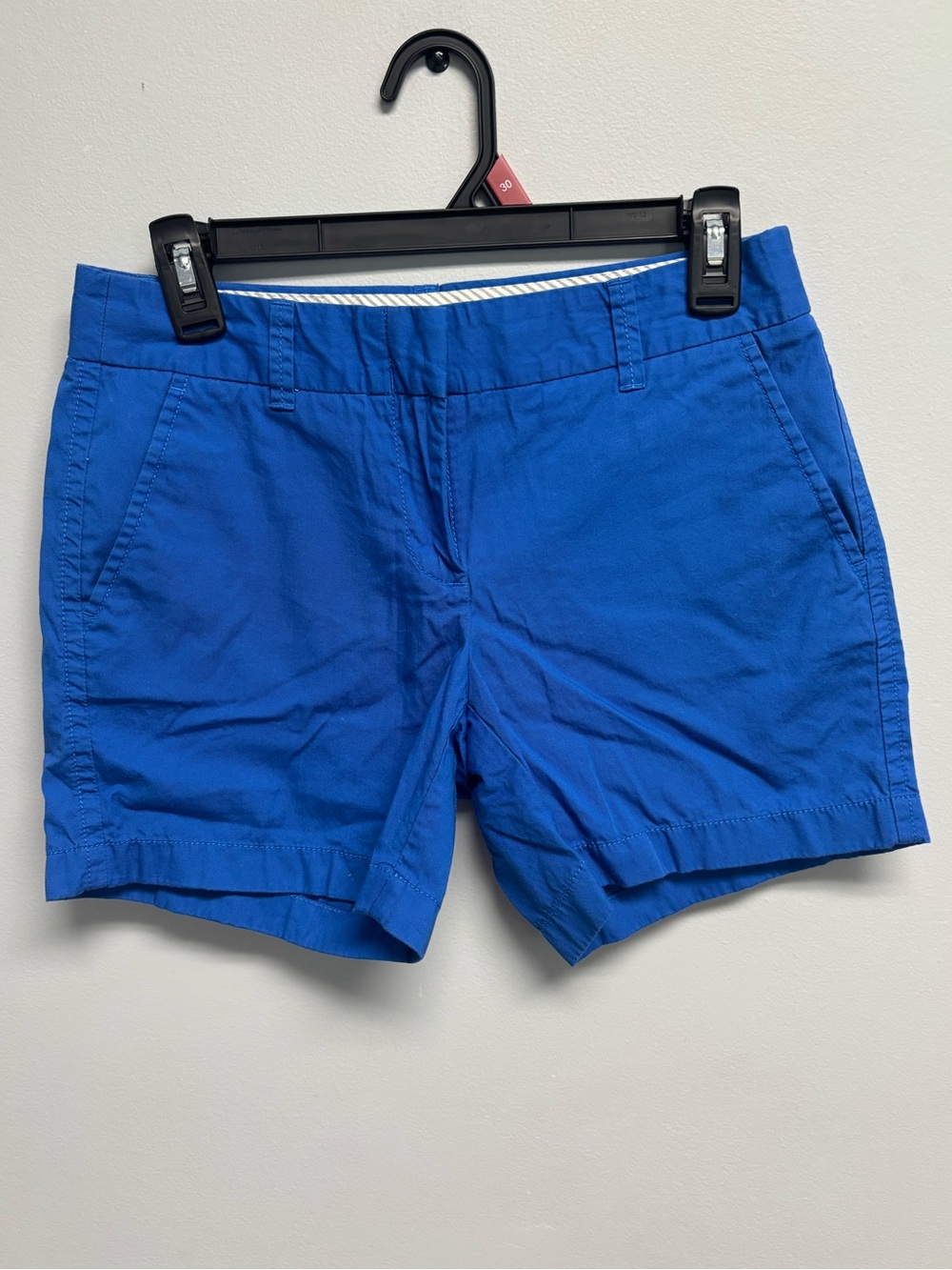 Blue Women's J Crew Size 0 100% Cotton Chino Shorts